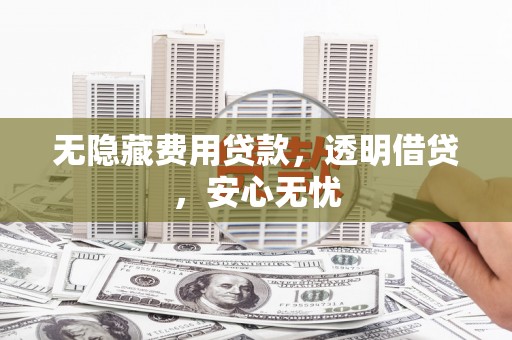 柘城无隐藏费用贷款，透明借贷，安心无忧