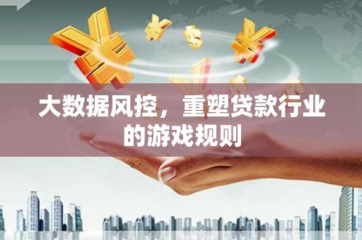 柘城大数据风控，重塑贷款行业的游戏规则