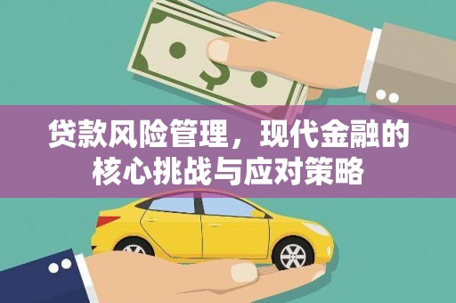 柘城贷款风险管理，现代金融的核心挑战与应对策略
