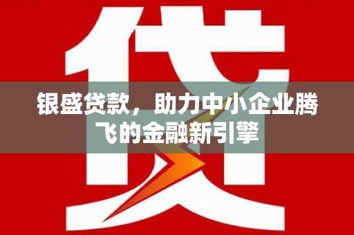 柘城银盛贷款，助力中小企业腾飞的金融新引擎