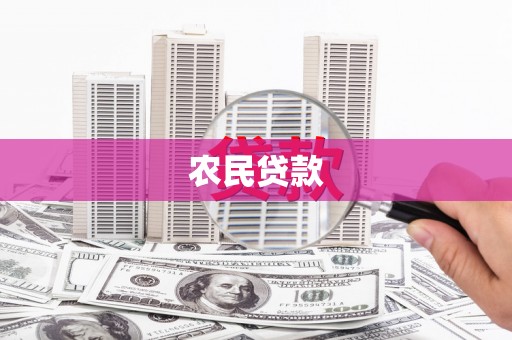 柘城农民贷款