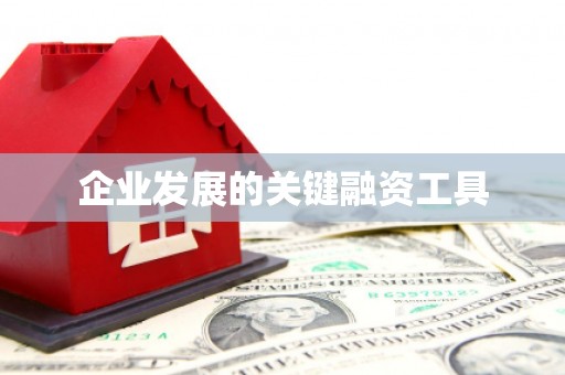 柘城企业发展的关键融资工具