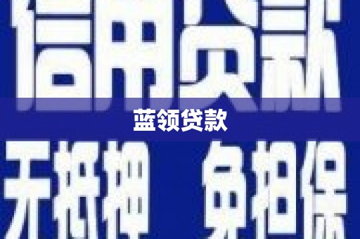 柘城蓝领贷款