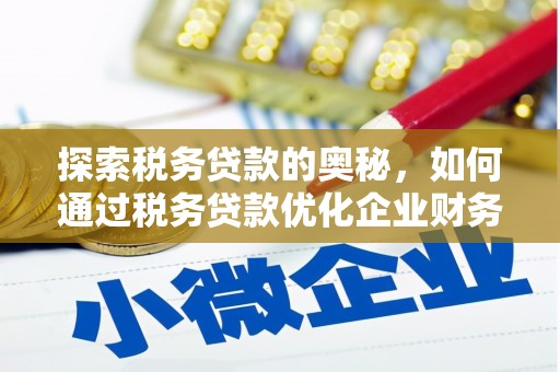 柘城探索税务贷款的奥秘，如何通过税务贷款优化企业财务