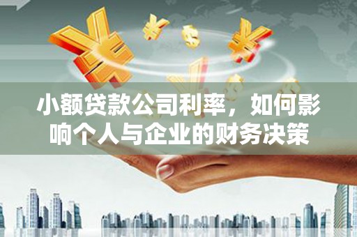 柘城小额贷款公司利率，如何影响个人与企业的财务决策