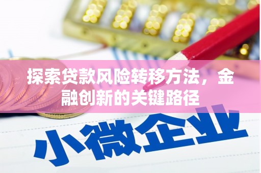 柘城探索贷款风险转移方法，金融创新的关键路径