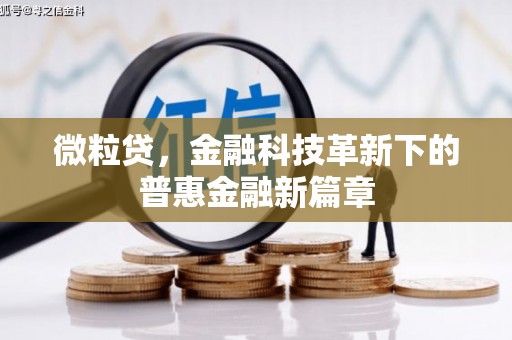 柘城微粒贷，金融科技革新下的普惠金融新篇章